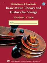 Basic Music Theory and History for Strings Violin string method book cover